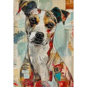 NEW Headline Dog 1000 Piece Jigsaw‎ Puzzle Artwork Adult Kids